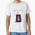 Healing Energy Pink Tourmaline Crystal Card | Stoicism Philosophy by LexaArtworks