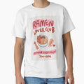 ramen, ramen lover, dumplings, soy sauce, japan. kitchen, food lover, fork, noodles, asian, funny, cute, kitchen print by peachcakecanvas