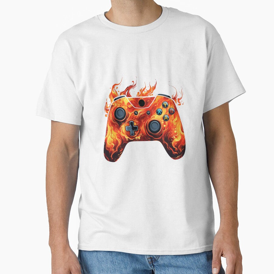 Fire Gaming Pad | Sticker by NicolasGlowArt