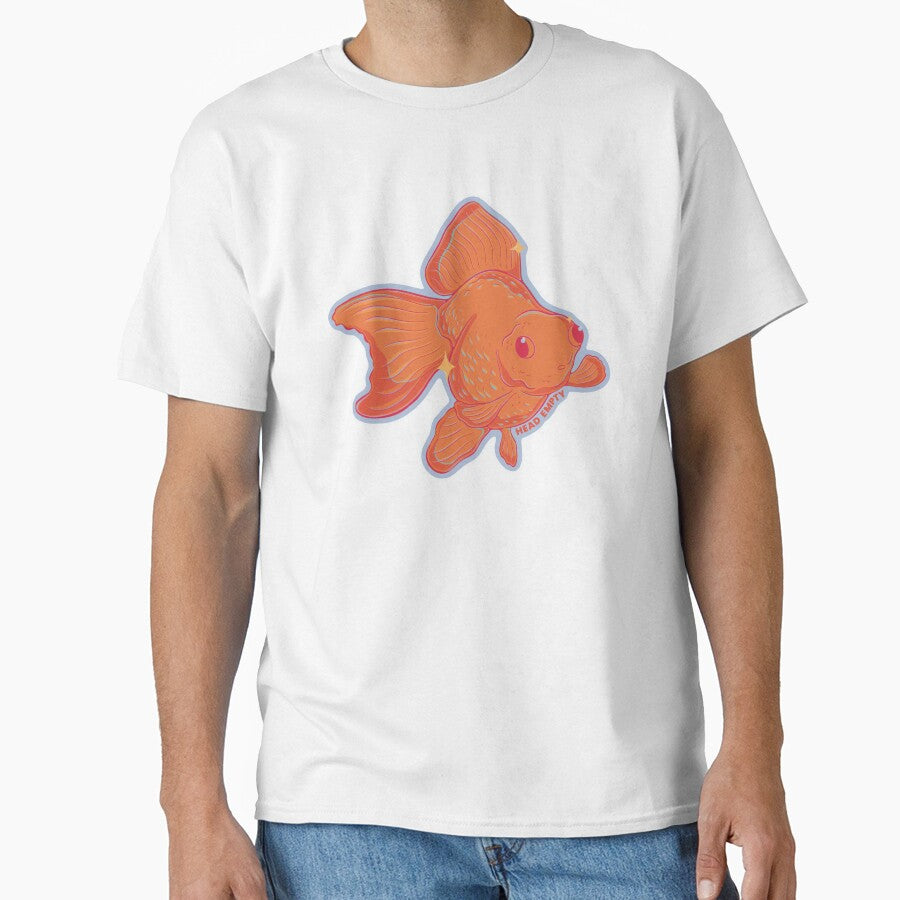 Head Empty Derpy Goldfish Fish by artbygollee