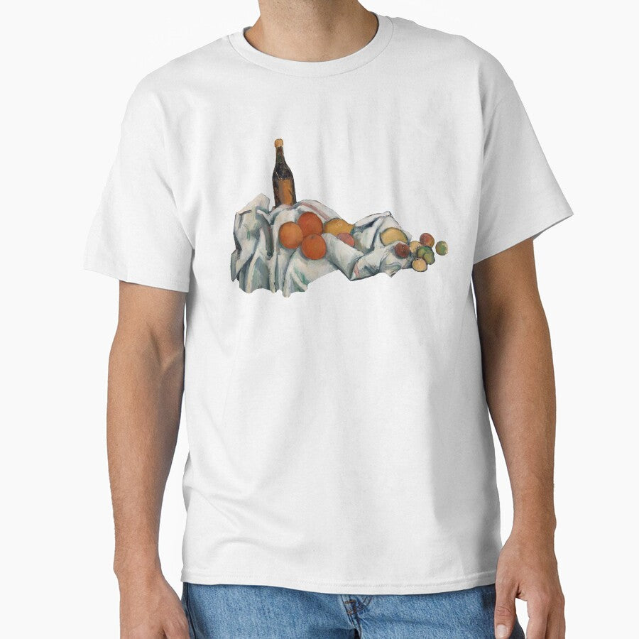 Paul Cézanne - Bottle and Fruits by elinaarbidane