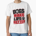 Funny Dog Lover Shirt – Paw Print Graphic Pet Lover Tee by ElegantPaws