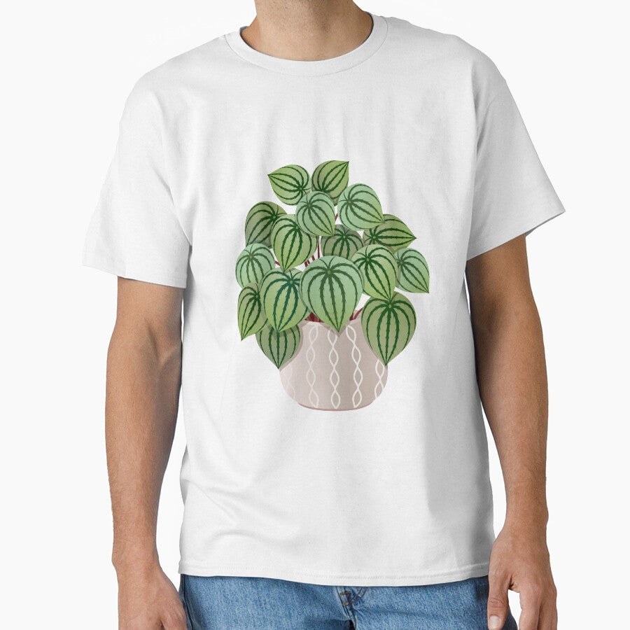 Watermelon Peperomia House Plant Urban Jungle by HearMeRoarDesignsCo