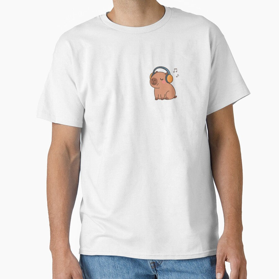 Capybara Music Lover – Kawaii Headphones by Lolilas