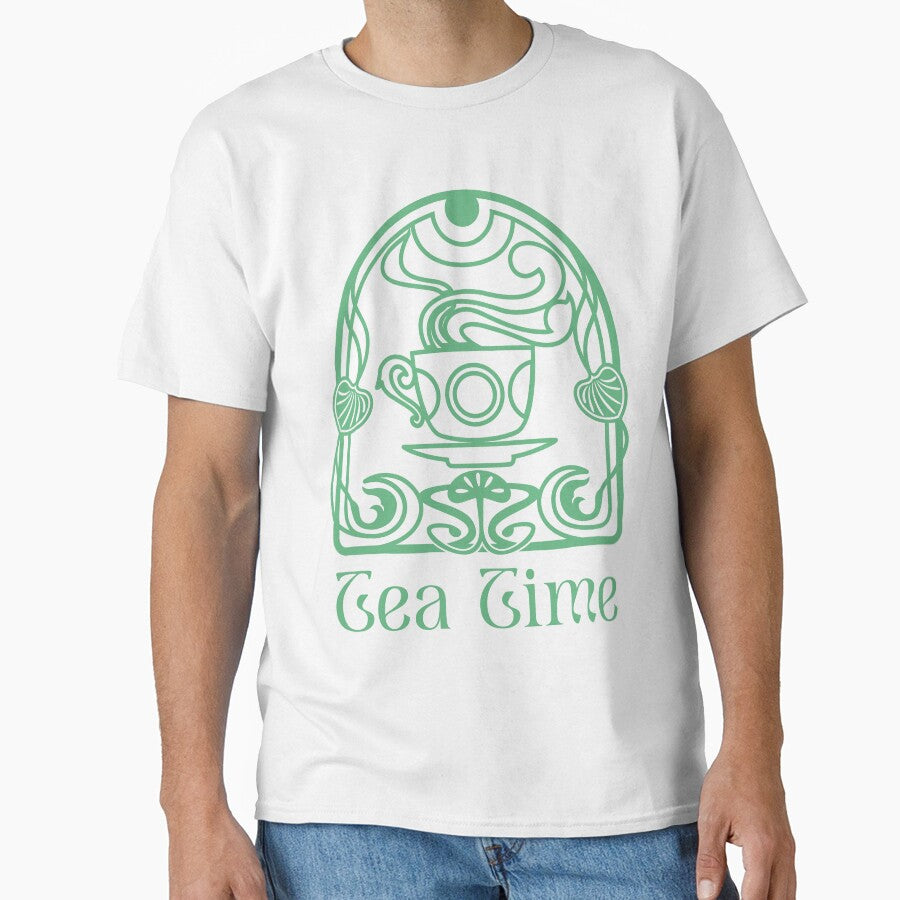 Tea Time - Art Nouveau Tea cup by PrintSoulDesign