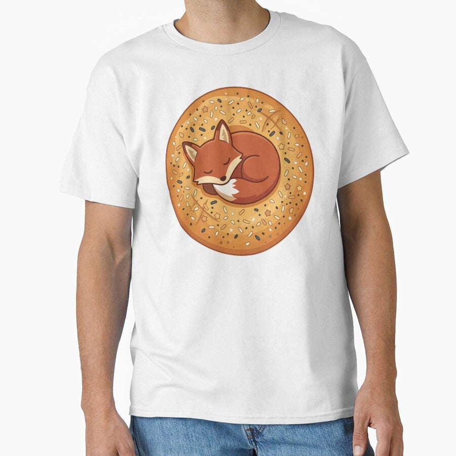 Cute Red Fox Sleeping Everything Bagel by Arc2020