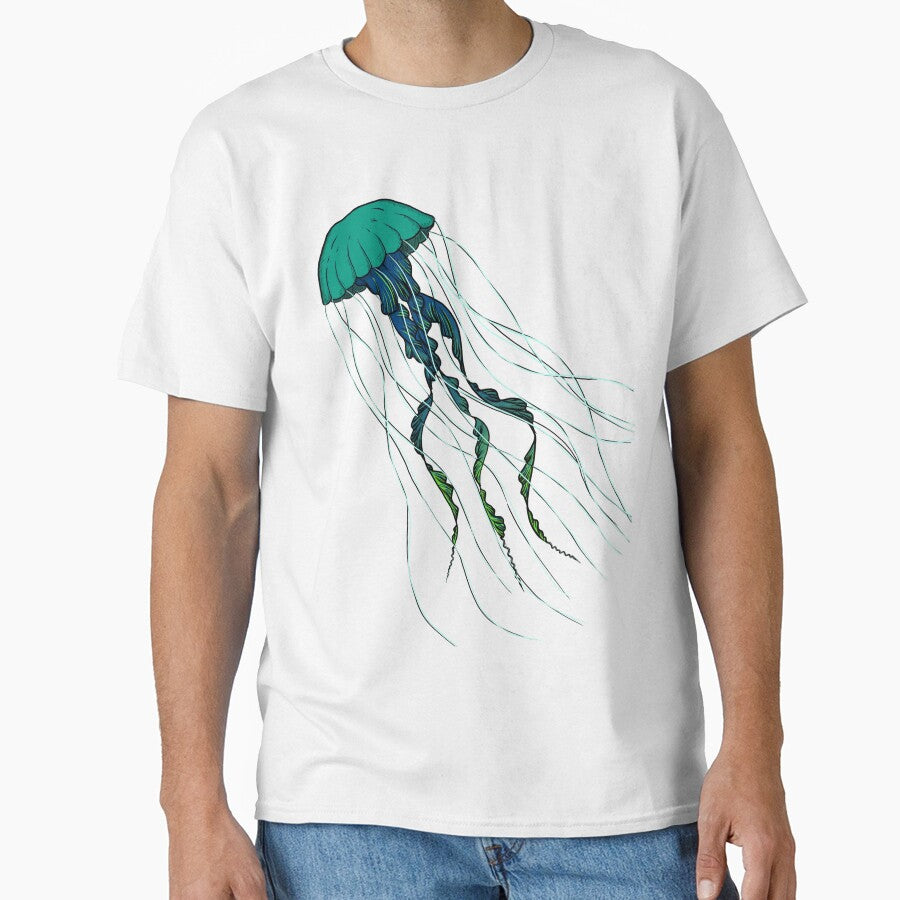 Blue and Green Jellyfish by ArtxBK