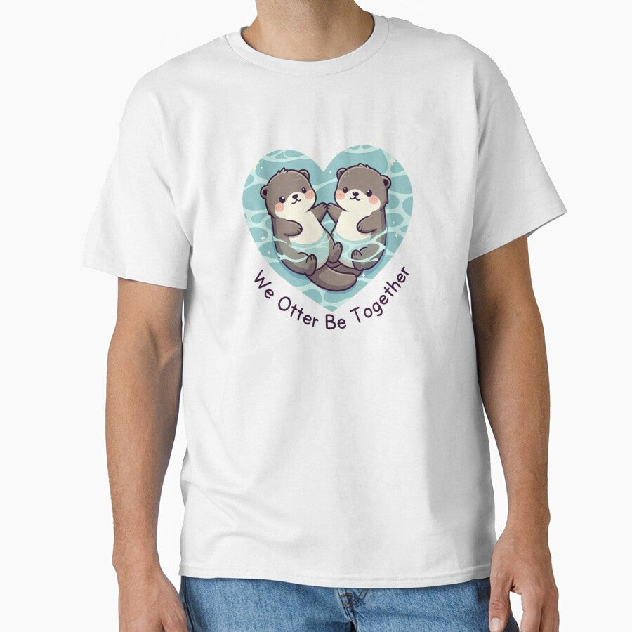 Funny Otters We Otter Be Together Valentines Day Anniversary Gift by GrumpySableye