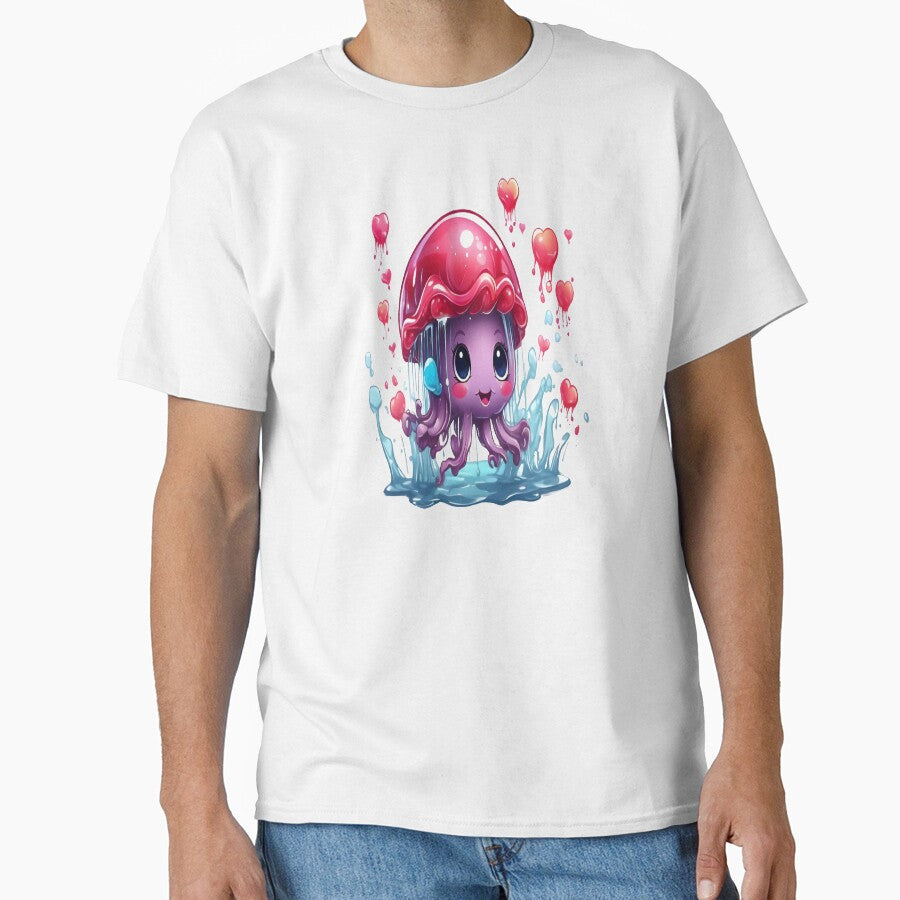 ocean glow, Cute jellyfish. by shoula7art