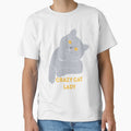 Funny t-shirts for women with the phrase "best cat mom ever" are perfect for any cat lady who wants to show off her love for her feline friends. These designs also feature the phrase "crazy cat lady". by SERGEY OVCHARUK