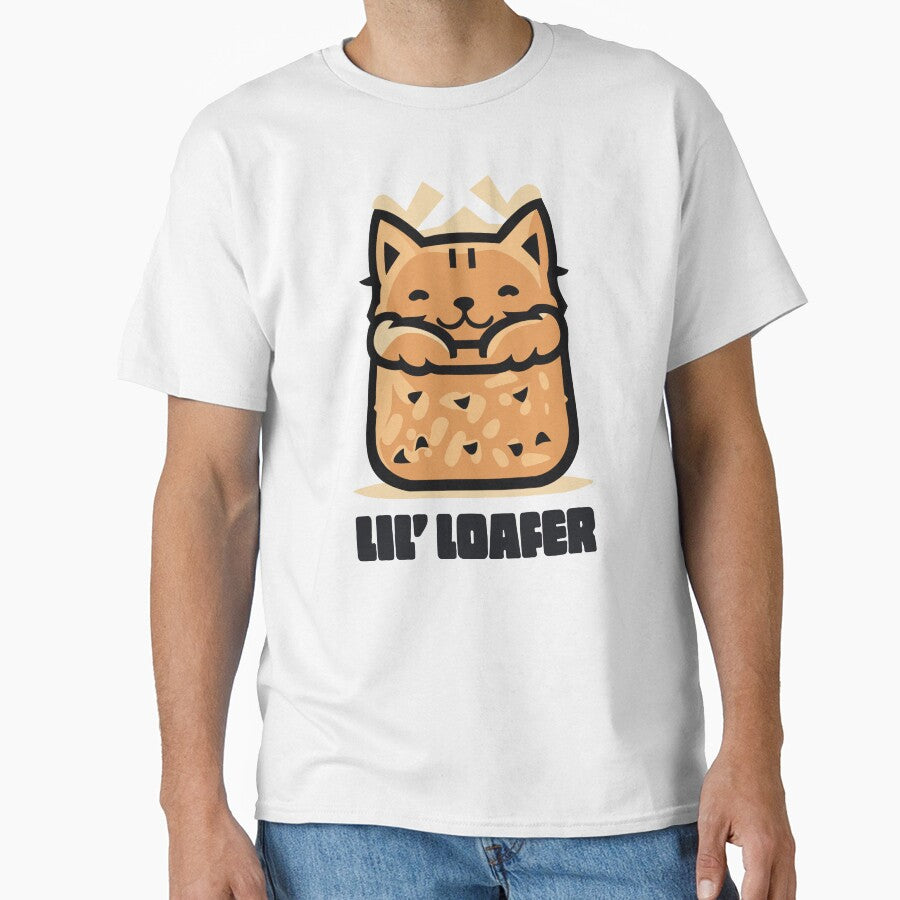 Lil Loafer Cat Loaf of Bread Orange by ArtPuffen