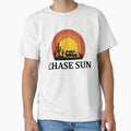 Chase Sun - Fox & Desert Van Life Retro Sunset Circle Banner by Arc2020