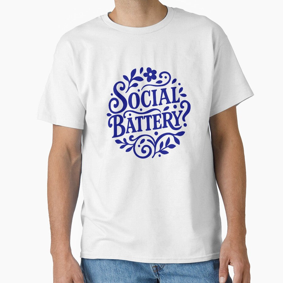 Decorative sarcastic phrase about social energy by Artchyzh