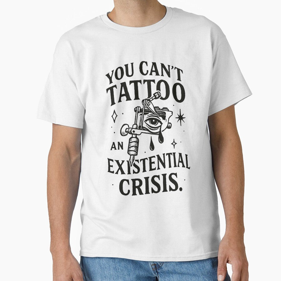 Funny Tattoo Quote Existential Crisis by Lia Vina