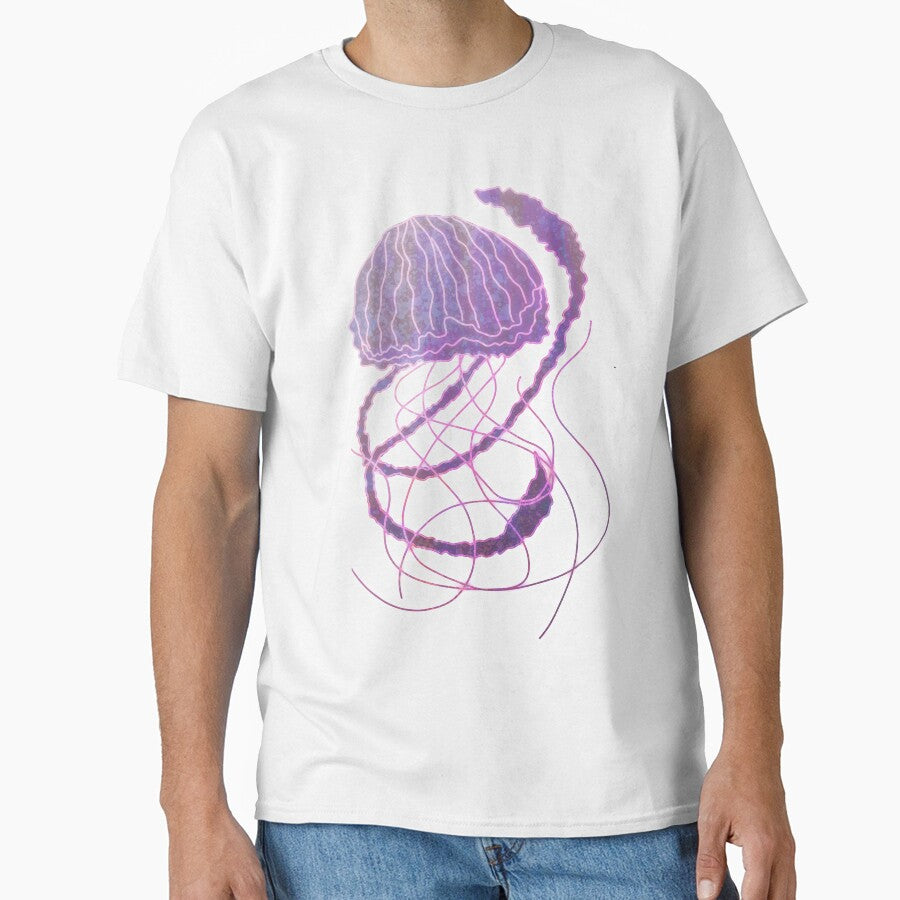 Purple Jellyfish (Transparent Background) by CadenceLG