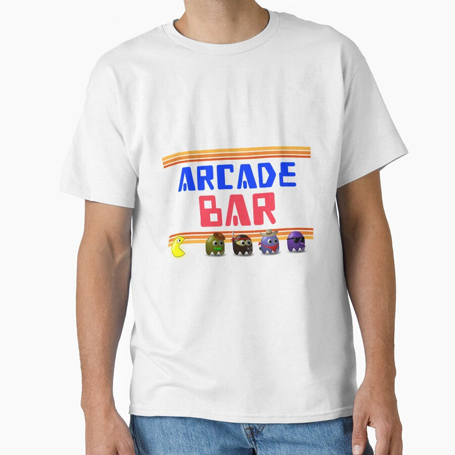 Arcade Bar - Retro Gaming T-Shirt by whytealistair
