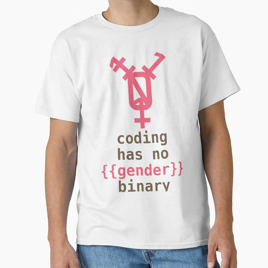 Code Has No Binary (Portrait) by Tristan Morrison