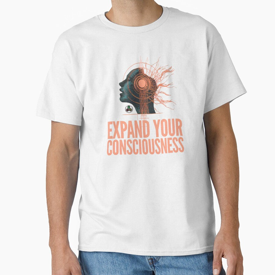 Expand Your Consciousness Mindfulness Cosmic Mind Shirt by Soul Echo Lab