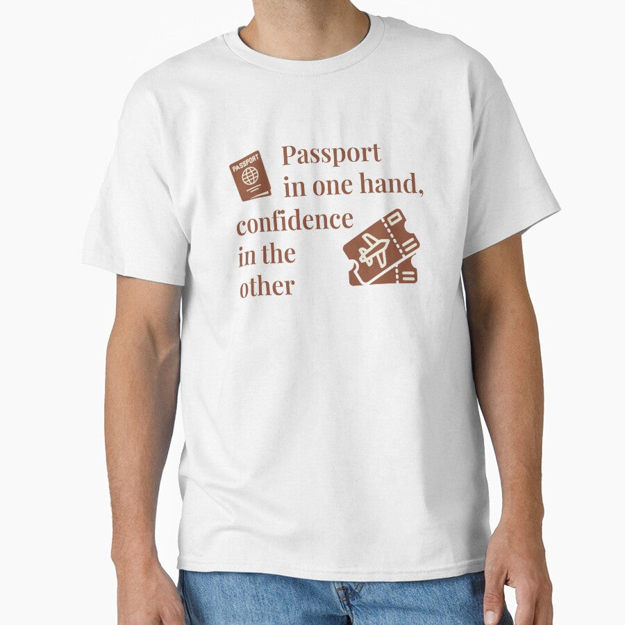 Passport in one hand - Motivational Design for Women by HolaNomad