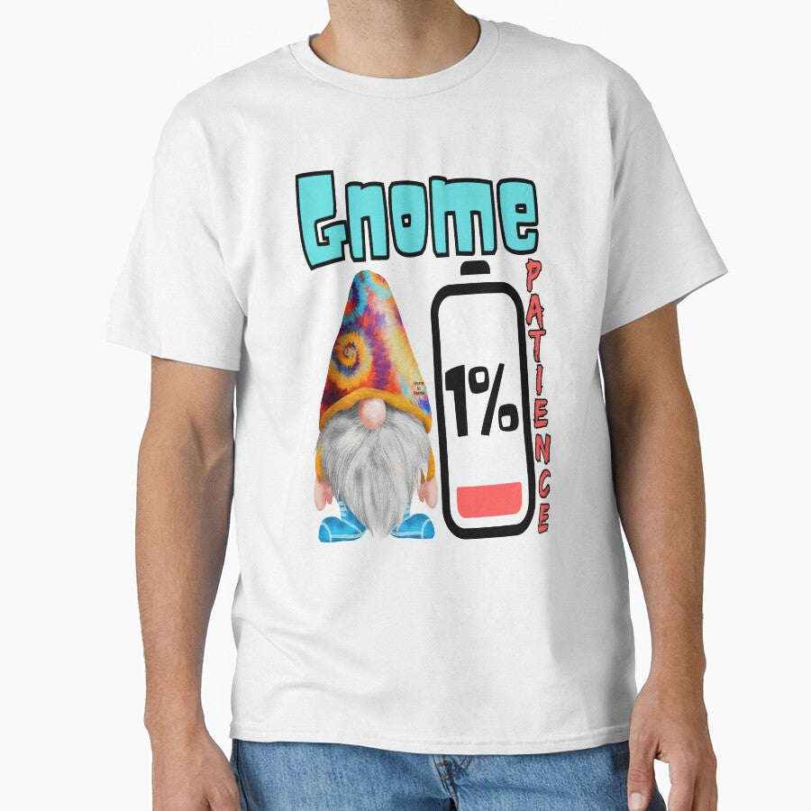 Introvert Low Battery Gnome | Funny Patience Design | Gnome Humor by Gnome to Express