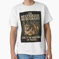 The Multigrain Mercenary Funny Calico Cat 90s Bootleg Tee by catastrocat