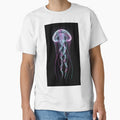 Bioluminescent Neon Jellyfish - Deep Sea Synthwave Aesthetic by LittleAlfa