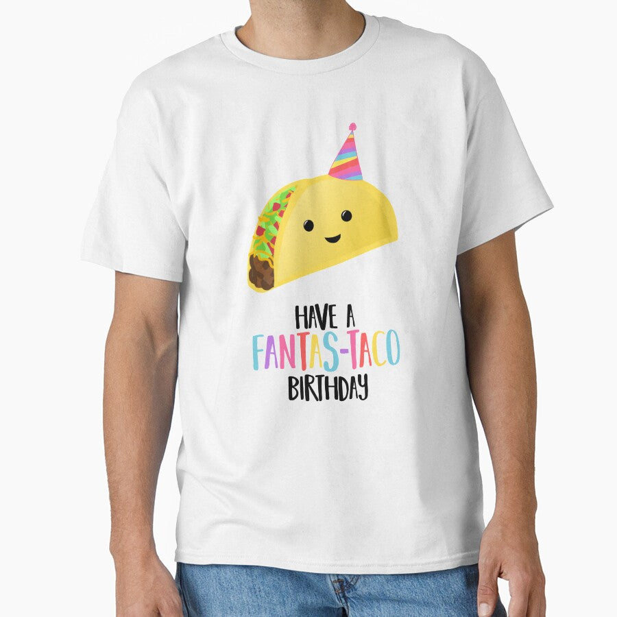 Have a fantas-TACO Birthday! - Taco Birthday - Birthday Puns - Taco Pun - Food pun - Funny Birthday Card by JTBeginning-x