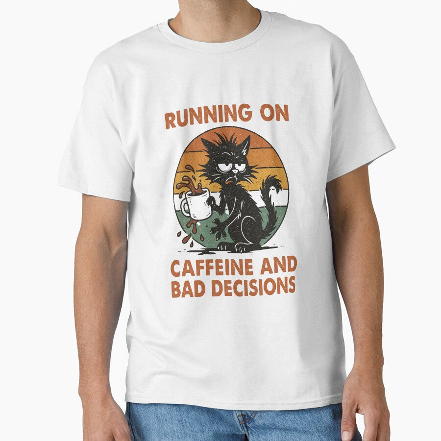 Running on Caffeine and Bad Decisions – Retro Cat Chaos by catastrocat