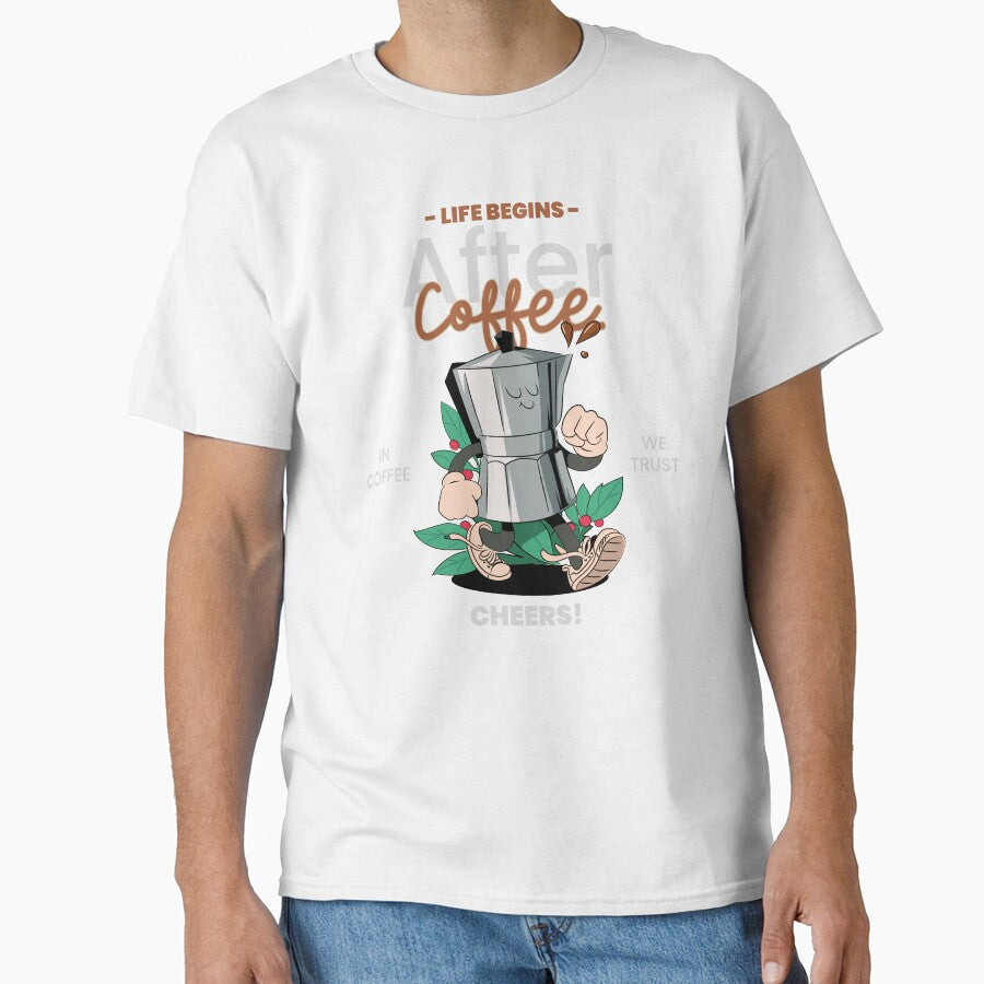 Life Begins After Coffee by Fun In The Sun