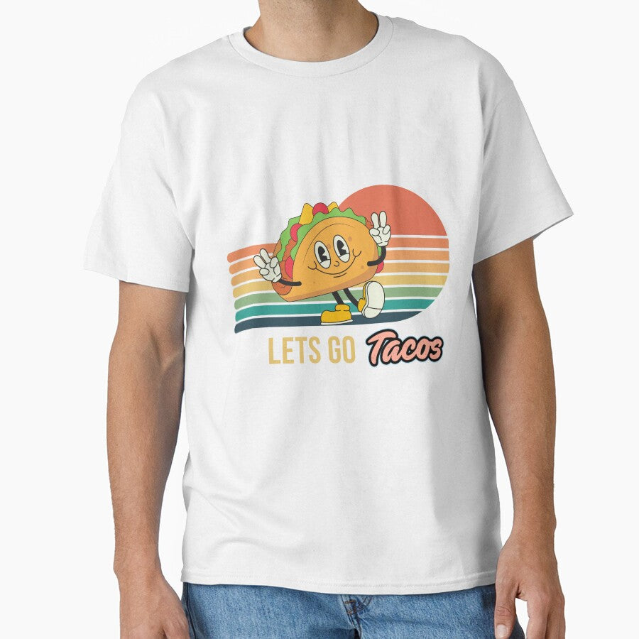 Let’s Go Tacos – Funny Dancing Taco Fiesta Tee by Homecrate01