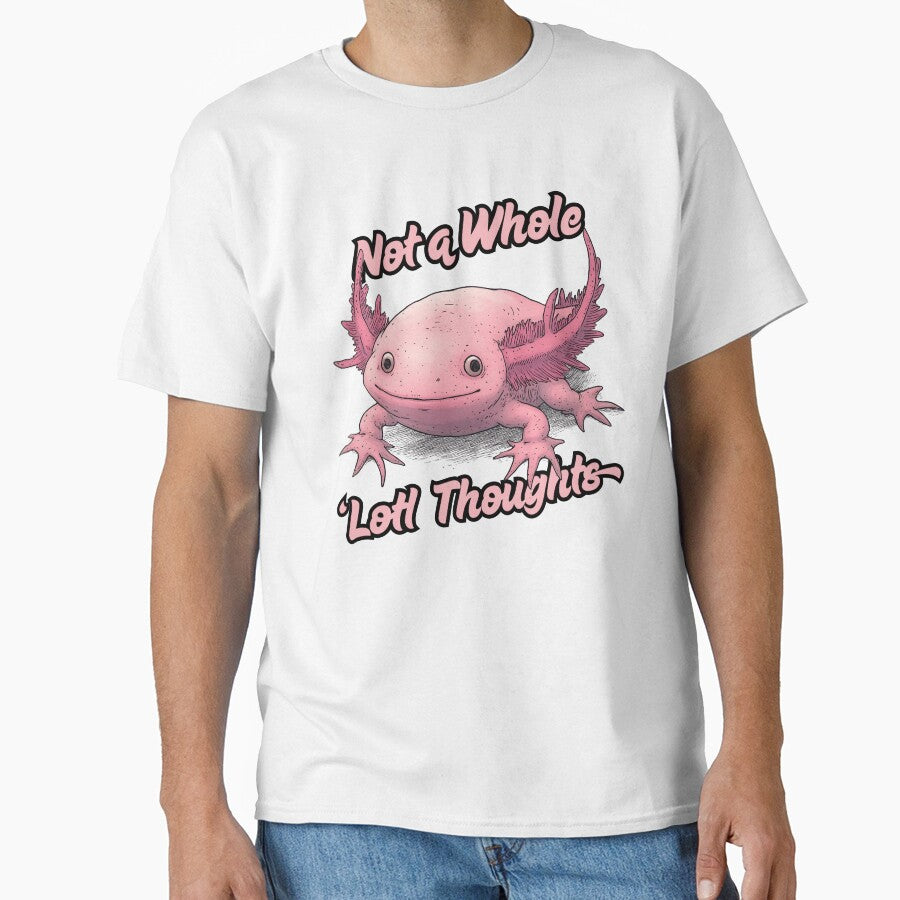 Empty Head Axolotl | Silly Animal Tees, Stickers and Decor | Anxious, ADHD, Nuerodivergent by Envision Designs