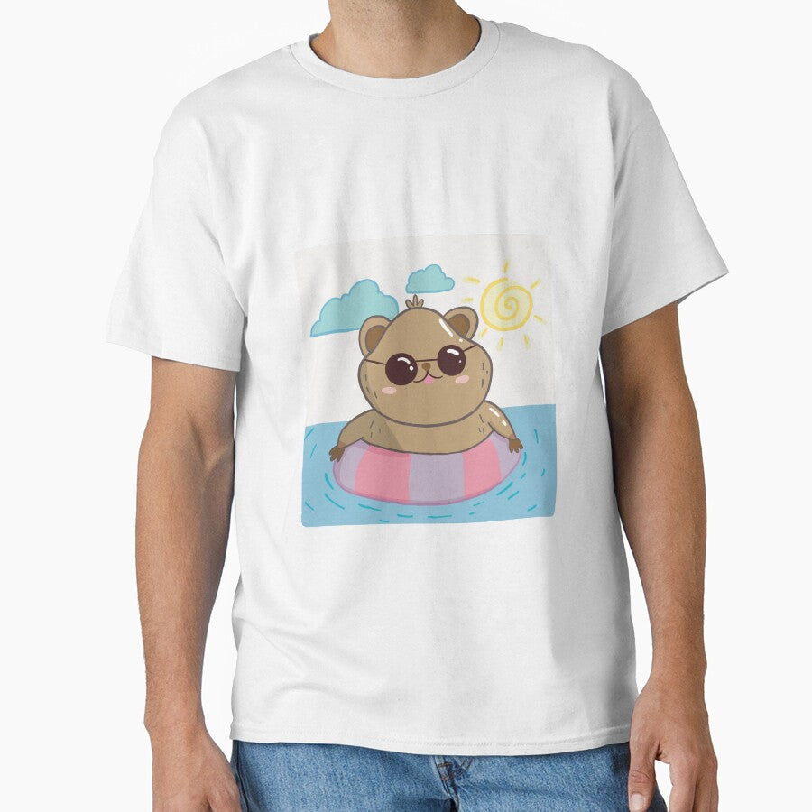 Cute Quokka Swimming in The Sea. by kyooties kwaii
