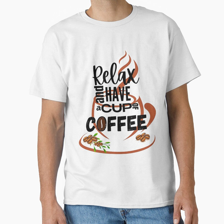Relax and Have a Cup of Coffee – Typography Art by Abwer