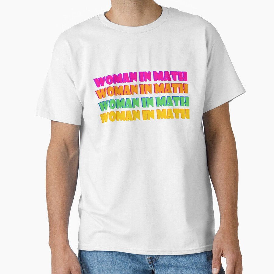 Woman in math word art by artbiome