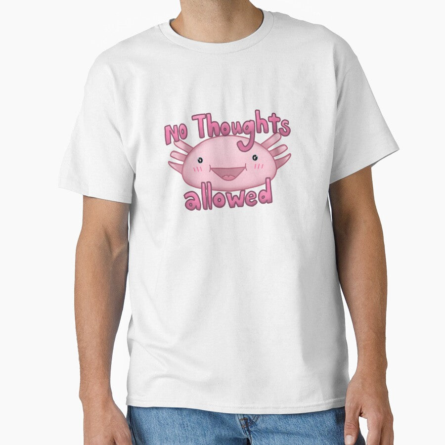Axolotl No Thoughts Allowed by Merl-designs