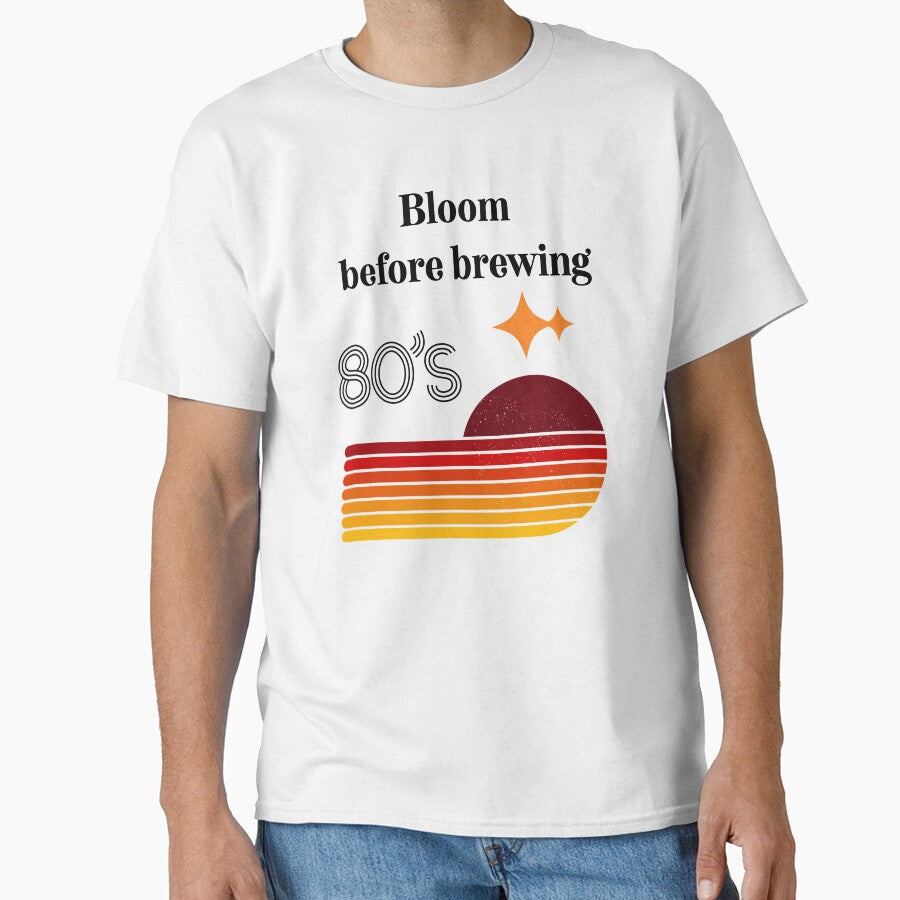 Coffee Education Shirt – Blooming Coffee Explained Tee by ChameraDesign