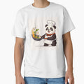 Cute Panda Chef Cooking Bamboo Dumplings – Funny Foodie Panda Design by snaperos
