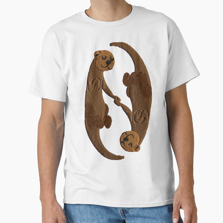 Kawaii Sleeping Otters by storiedthreads