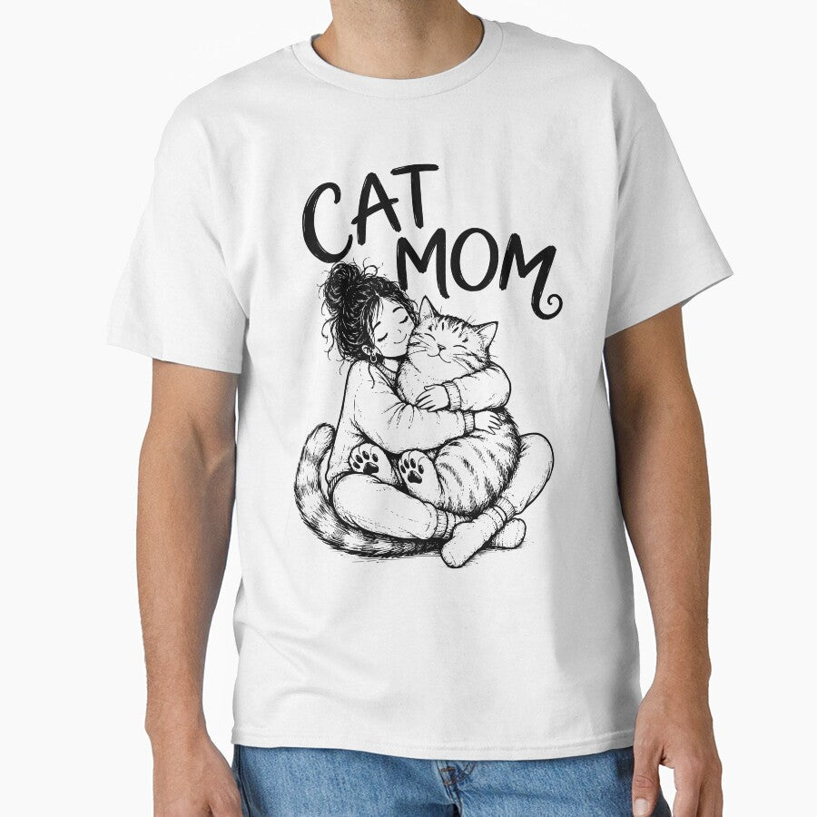 Cat Mom - Cute Cat Lover Graphic Design by Wearit.shop