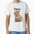Chill Peace Capybara Cartoon Vibes by MonkiFlipp