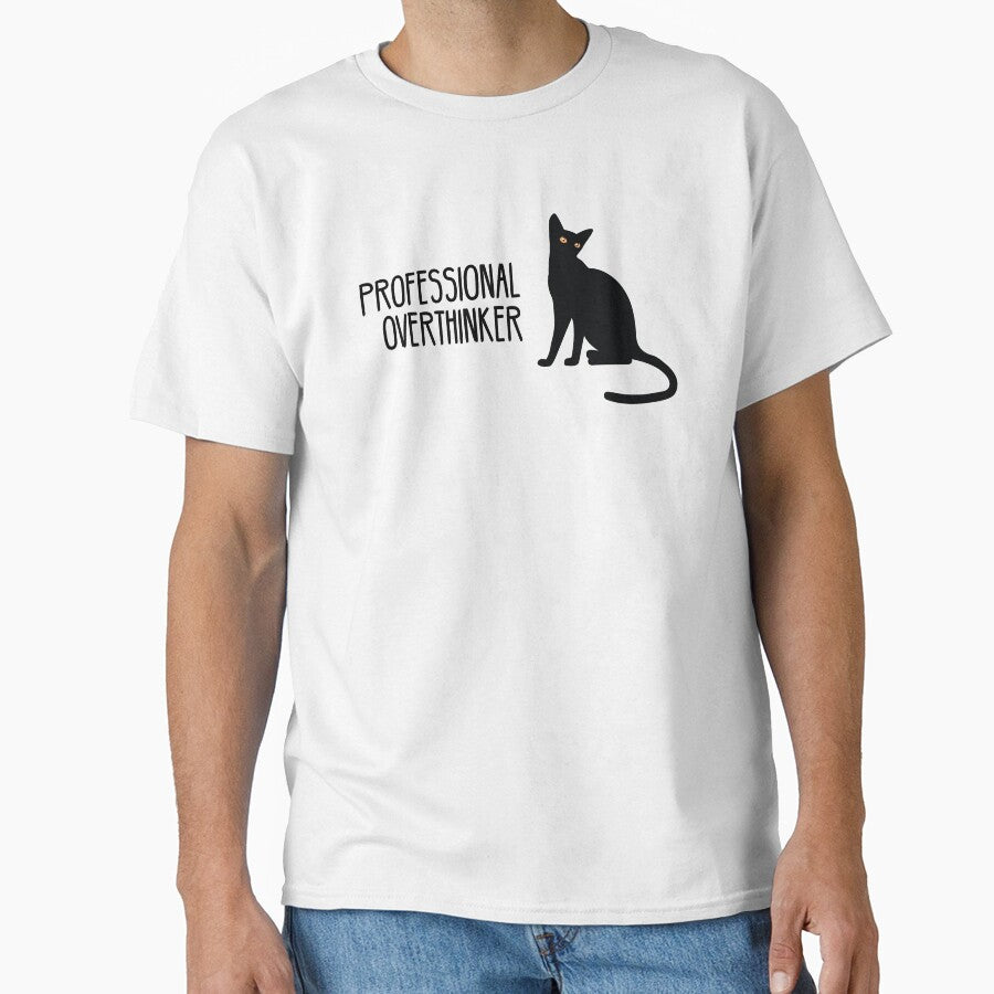 Professional Overthinker Cat by Anna Au