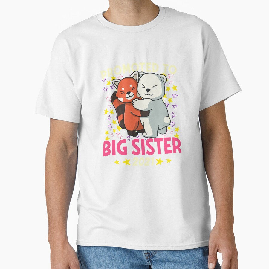 Promoted To Big Sister2021 Funny Announcement Gift by 123428094