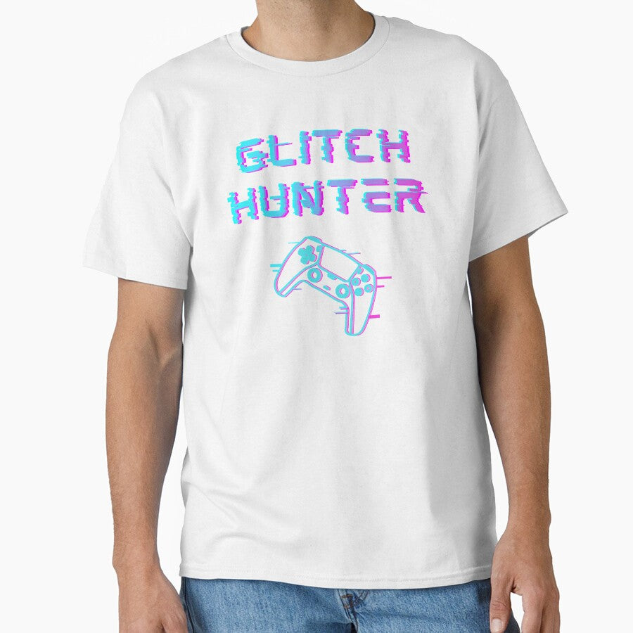 Glitch Hunter – Dynamic Glitch Gaming Text and Controller Design by PHRASEandSTYLE