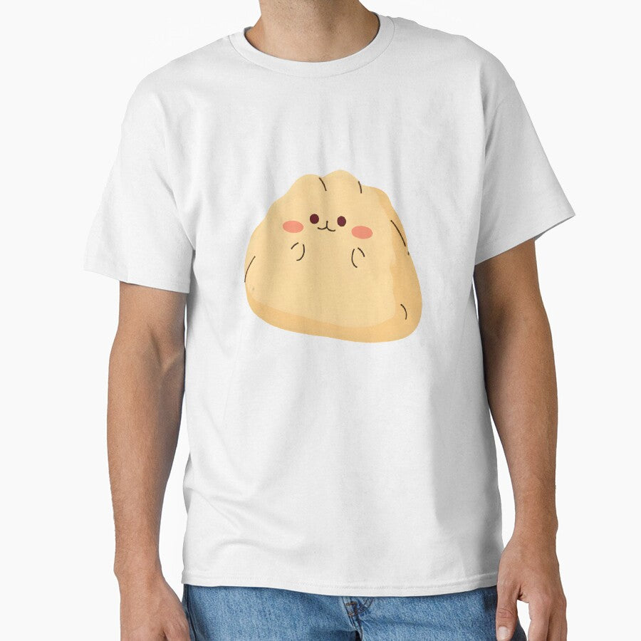 Kawaii Chubby Dumpling Sticker | Cute Blushy Cheeks | Adorable Food Art by OsasChild