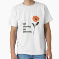 Still Blooming – Gentle Aging Quote Floral Minimalist Design by AmoebaPress