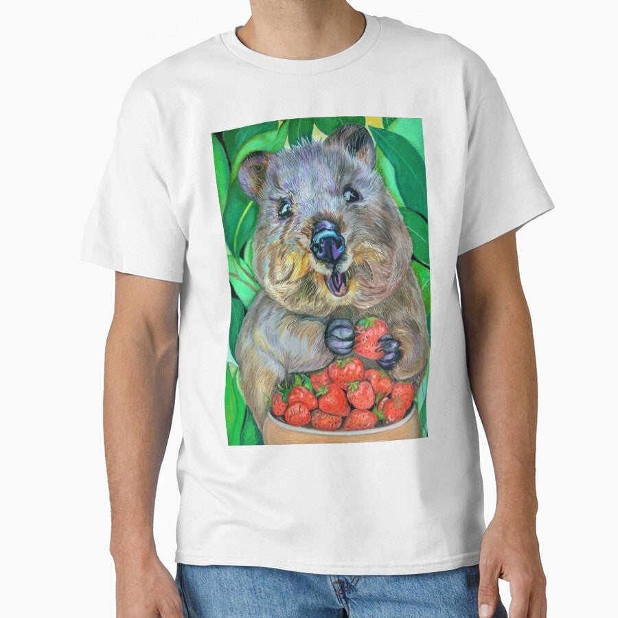 Quokka with Strawberries by MariaSibireva