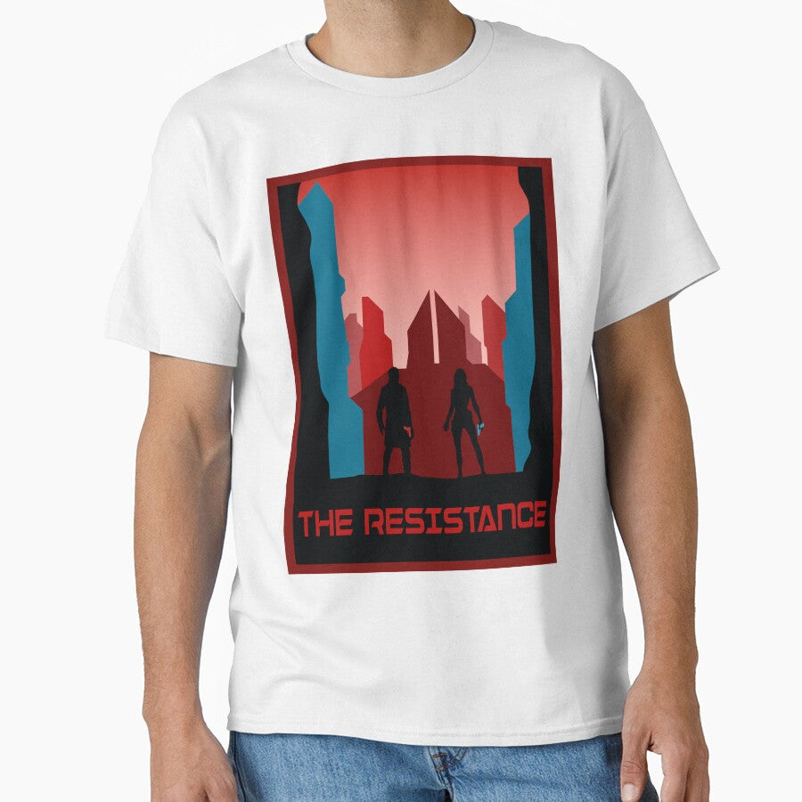 The Resistance (Red) - Board Games - Minimalist Travel Poster Style - Board Game Art by MeepleDesign