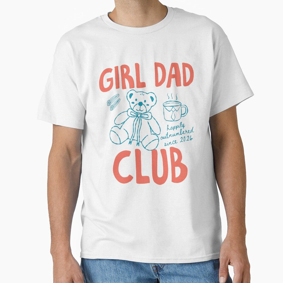 Girl Dad Club, Girl Dad, New Dad Gift by Malosortin