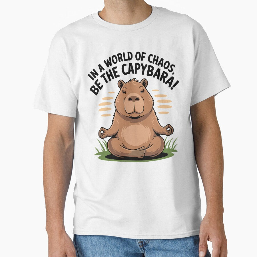 Zen Capybara: Serenity in Chaos by JPees