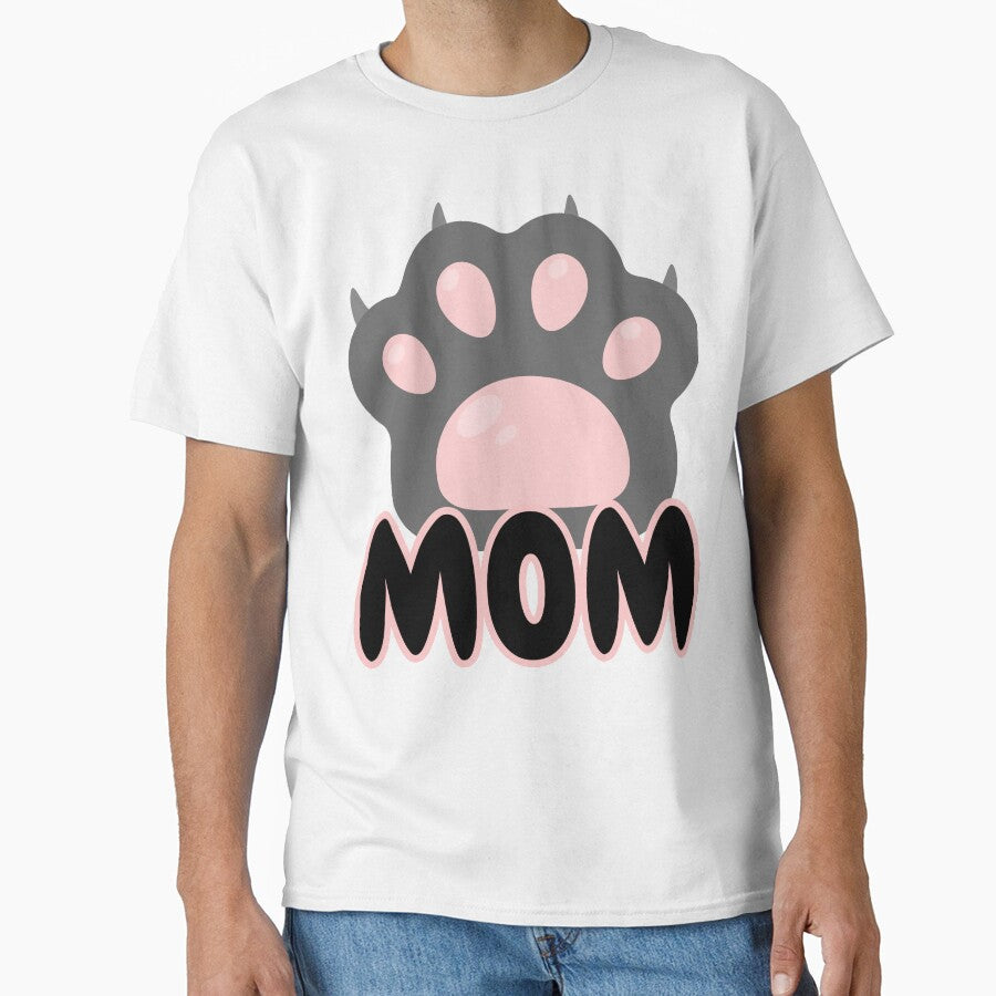 Cat/Dog Mom Cute Minimalist Text Design : Perfect for Proud Pet Lovers by AlienTechs